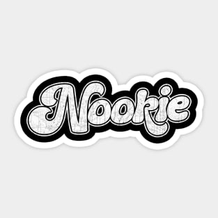 Nookie - 90s Nostalgia Design Sticker